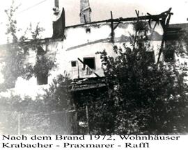 Wohnhäuser Krabacher, Praxmarer und Raffl nach dem Brand von 1972 b