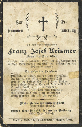 Franz Josef Krismer