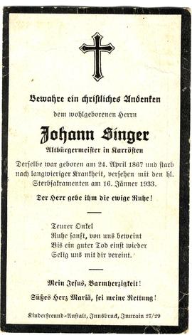 Johann Singer