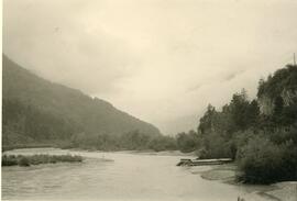 Mündung Schindler-Kanal in den Inn, 1953