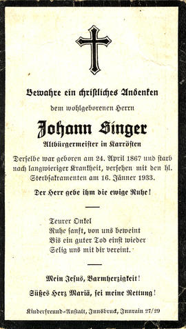 Johann Singer