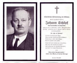 Schöpf Johann, +1948
