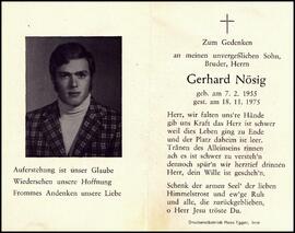 Nösig Gerhard, +1975