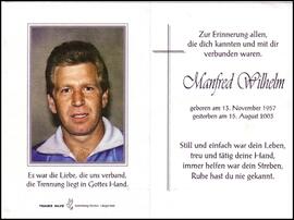Wilhelm Manfred, +2003