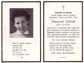 Götsch Irmgard, geb. Schöpf, +1973