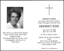 Riml Herbert, +1982