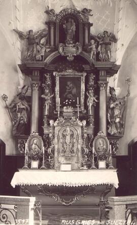 Altar in der Wallfahrtskirche Gries vor der Renovierung