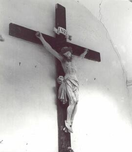 Kruzifix in der Kapelle unterm Hirschen in Oberlängenfeld