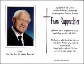 Rupprechter Franz, +1999
