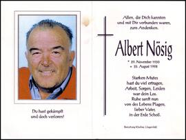 Nösig Albert, Gries, +1998
