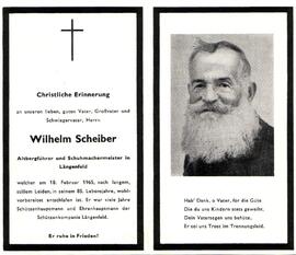 Scheiber Wilhelm, +1965