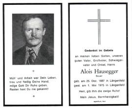 Hausegger Alois, Espan, +1975