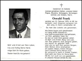 Frank Oswald, +1979