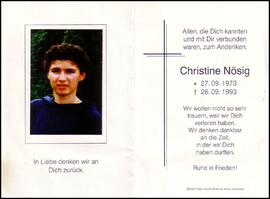 Nösig Christine, Gries, +1993