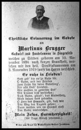 Brugger Martin, +1919
