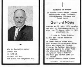 Nösig Gerhard, +1973