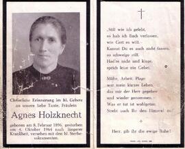 Holzknecht Agnes, +1964