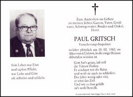 Gritsch Paul, +1982