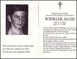Winkler Alois, +1981