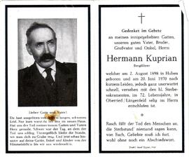 Kuprian Hermann, +1970