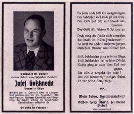 Holzknecht Josef, +1948