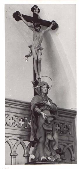 Kruzifix in der Kapelle Bruggen