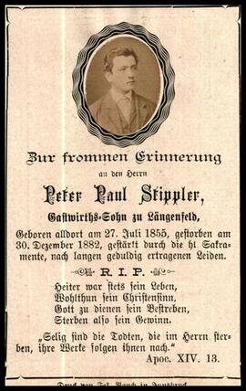 Stippler Peter Paul, +1882