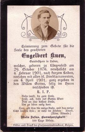 Kuen Engelbert, +1901