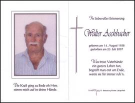 Aschbacher Walter, +2007