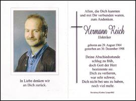 Reich Hermann, +1998