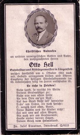 Hell Otto, Bürgermeister, +1941