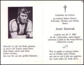 Janovak Josef, +1985