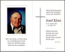 Klotz Josef, Gries, +1993
