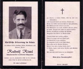 Riml Rudolf, +1945