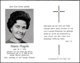 Hagele Maria, +1976