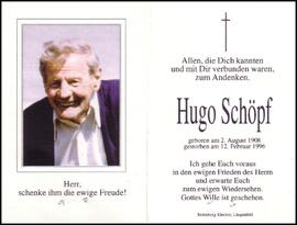 Schöpf Hugo, +1996