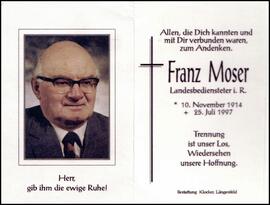 Moser Franz, +1997