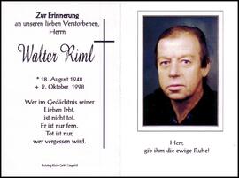 Riml Walter, +1998
