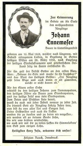 Ennemoser Johann, +1938