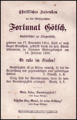 Götsch Fortunat, +1883