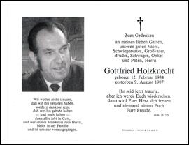 Holzknecht Gottfried, OL, +1987
