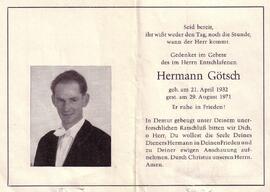 Götsch Hermann, +1971