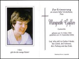Gufler Margreth, Burgstein, +2002