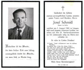 Schmid Josef, +1965