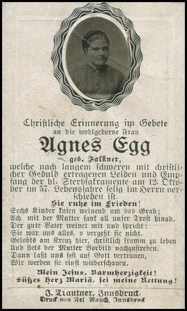Egg Agnes, geb. Falkner