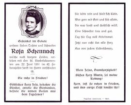Schennach Rosa, +1951