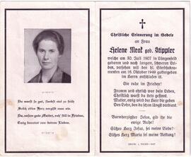 Mrak Helene, geb. Stippler, +1949