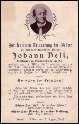 Hell Johann, +1904