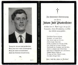 Plankensteiner Johann Josef, +1957