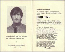 Riml Rudi, +1972